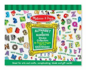 Melissa & Doug Sticker Collection - Alphabet and Numbers