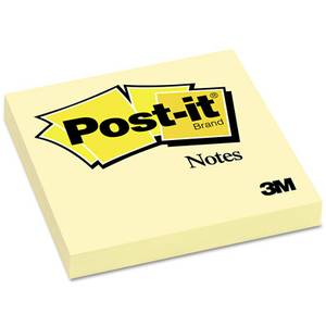 Post-It Pad 3X3 Yellow 100Sht (Single)