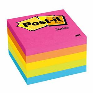 Post-It 3X3 Pack Of 5 Pad Neon Color