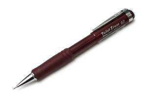 0.7mm Mechanical Pencil Twist Erase Click Red
