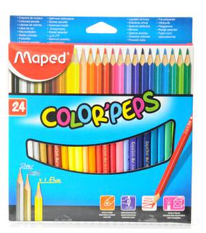 Color Peps Set/24 Triangular