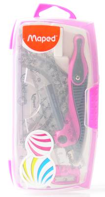 Graphic 360 Compass and Geometry Kit, 8-Pieces, Assorted Colors