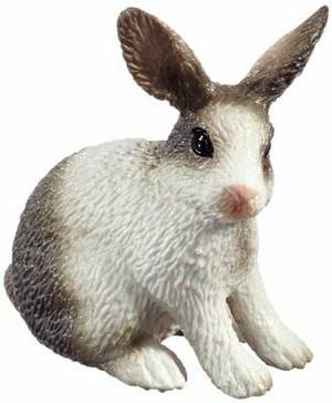 Schleich Sitting Rabbit Toy Figure