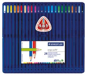 St-157-Sb24 Ergosoft Colourd Pencil St=24C