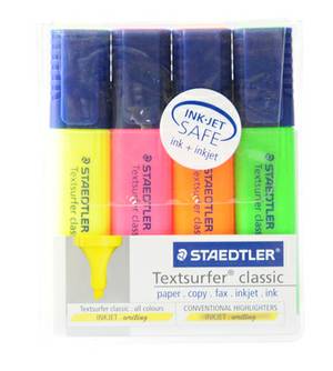 Highlighter Textsurfer Classic Wallet = 4 Asst Colors