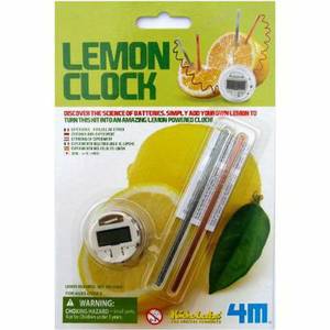 Great Gizmos 4M Kidz Labs Lemon Clock