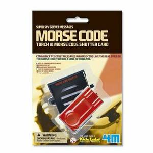 4M Kidz Labs Morse Code Torch and Shutter Card