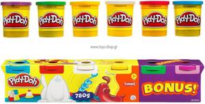 Play Doh - Loisir Créatif - Pâte à Modeler - 4 + 2 Couleurs Primaires