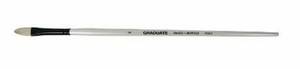 Daler Rowney Graduate BRISTLE FILBERT 4 : Long Handle