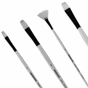 Daler Rowney Graduate BRISTLE FAN 2 : Long Handle