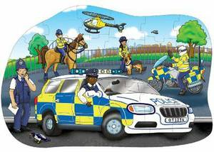Orchard Toys Police Car Puzzle (Big)
