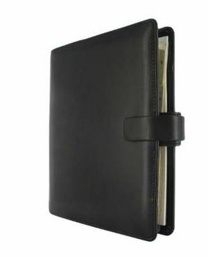 FILOFAX A5 METROPOL ORGANISER BLACK