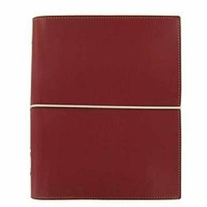Filofax Domino Personal Organiser Elastic Closure for Refills A5 Red Ref 27872
