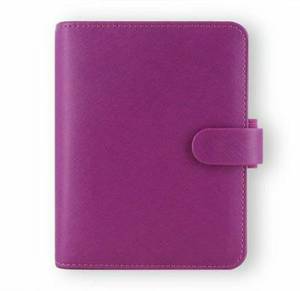Filofax Saffiano Raspberry Pocket Organizer - FF-022452