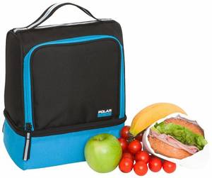 Active 2 Compartment Lunch Cooler, Turquoise