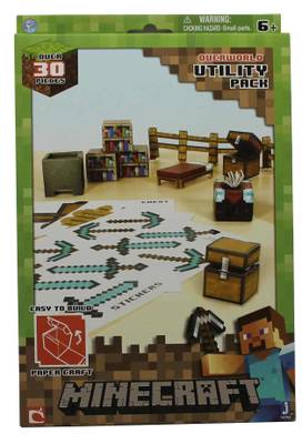Minecraft Papercraft Utility Pack, Over 30 Pieces
