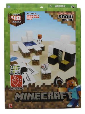 Minecraft Papercraft Snow Set