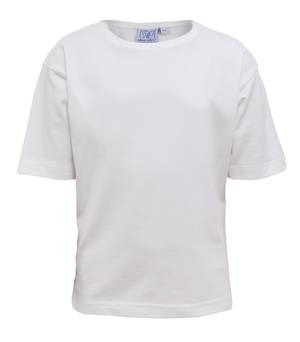 Short Sleeve Round Neck Cotton Blouse
