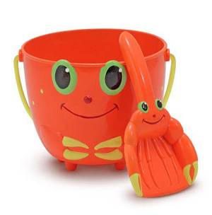 Melissa and Doug Clicker Crab Pail and Shovel Sand Toys
