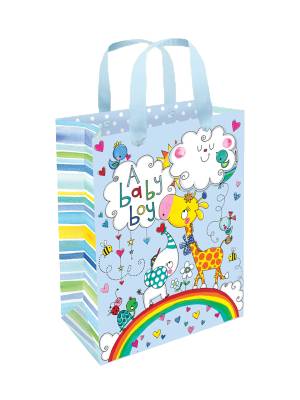 Rachel Ellen Small Portrait Gift Bag - Baby Boy