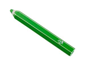 Tinc Neon Eraser Pencil - Green