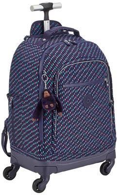 Kipling Echo Wheeled School Bag - Blue Dash C