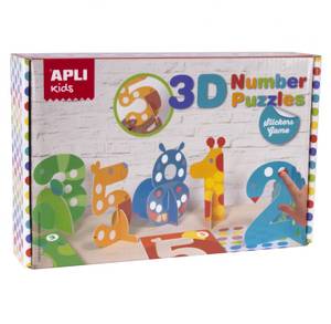 APLI Stickers Game - 3D Number Puzzle