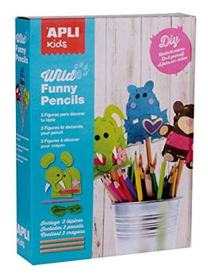 APLI Sewing Kit - Wild Funny Pencils