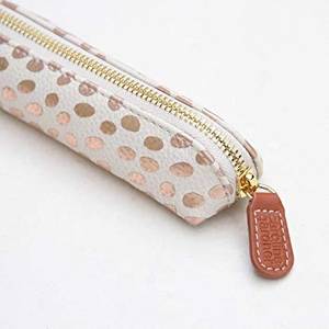 Caroline Gardner Metallic Dotty Essential Pencil Case