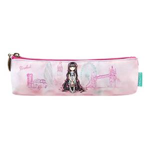 Santoro Gorjuss Cityscape Pencil Case - Rosebud
