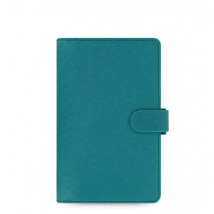 Filofax - Compact Personal Saffiano - Aquamarine