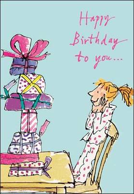 Woodmansterne Quentin Blake Birthday Presents Card (365621)