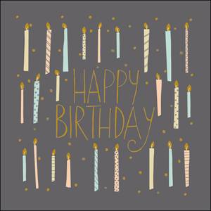 Woodmansterne Birthday Candles Card (404986)