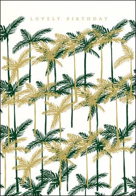Woodmansterne Lovely Birthday Palms Card (430916)