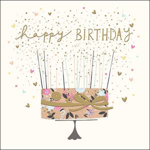 Woodmansterne Elegant Cake Birthday Card (433726)