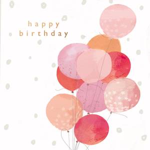 Hammond & Gower Birthday Balloons Card (APR001)
