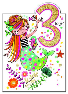 Rachel Ellen Age 3 Card (CHERRY3)