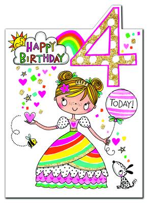 Rachel Ellen Age 4 Card (CHERRY4)