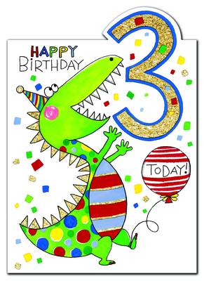 Rachel Ellen Age 3 Card (CHERRY8)