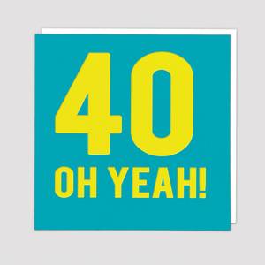 Redback Cards 40 Oh Yeah! Card (CLN140)