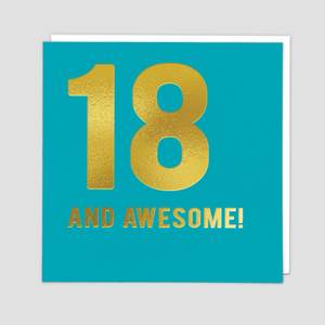 Redback Cards 18 And Awesome! Card (CLN81)