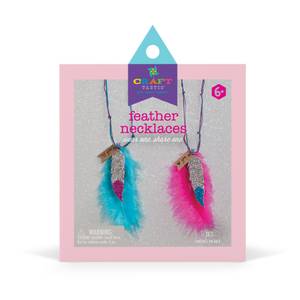 Ann Williams Craft-Tastic BFF Feather Necklaces