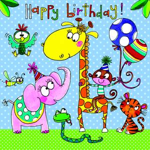 Rachel Ellen Jigsaw Card - Jungle Animals (JIG43)
