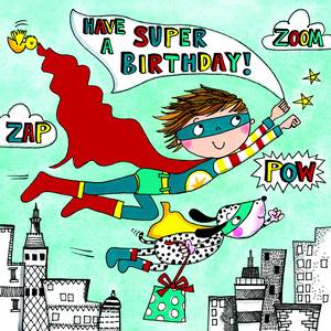 Rachel Ellen Jigsaw Card - Super Hero (JIG49)