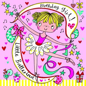 Rachel Ellen Jigsaw Card - Ballerina (JIG64)