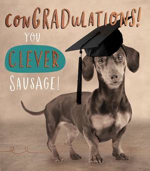 Pigment Congradulations You Clever Sausage Card (JQ730B)