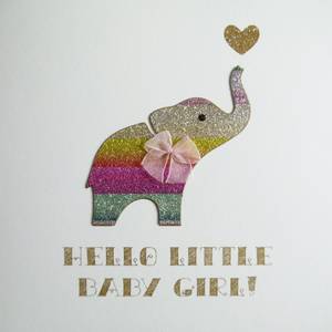 Five Dollar Shake Hello Little Baby Girl Card (NE5)