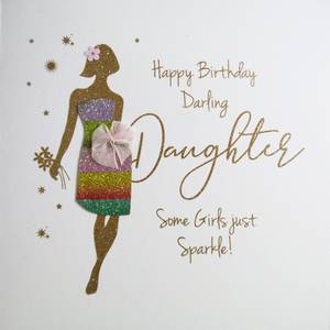 Five Dollar Shake Happy Birthday Darling Daughter Card (NE52)