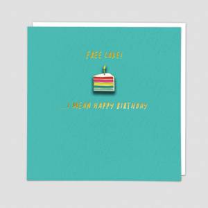Redback Cards Free Cake1 Enamel Pin Card (PIN02)