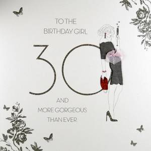 Five Dollar Shake 30th Birthday Girl Card (RAD3)